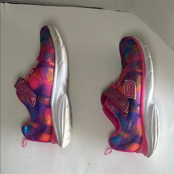 Skechers Pink Sneakers Vibrant Design Comfort - Picture 6 of 11